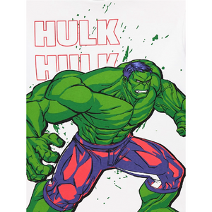 Avengers | White Hulk T-Shirt | Little Gecko