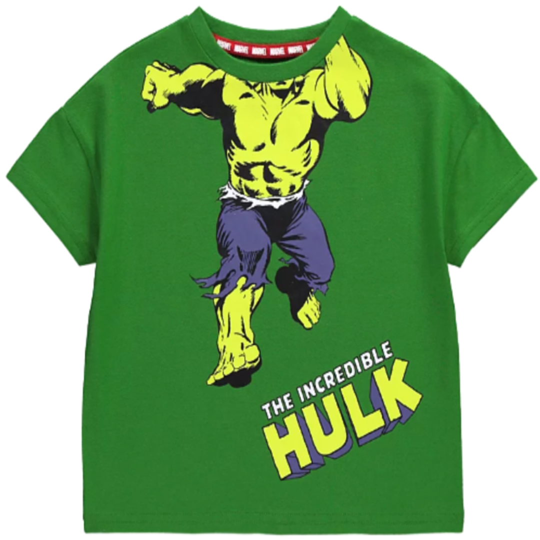 Avengers | Green Hulk T-Shirt | Little Gecko