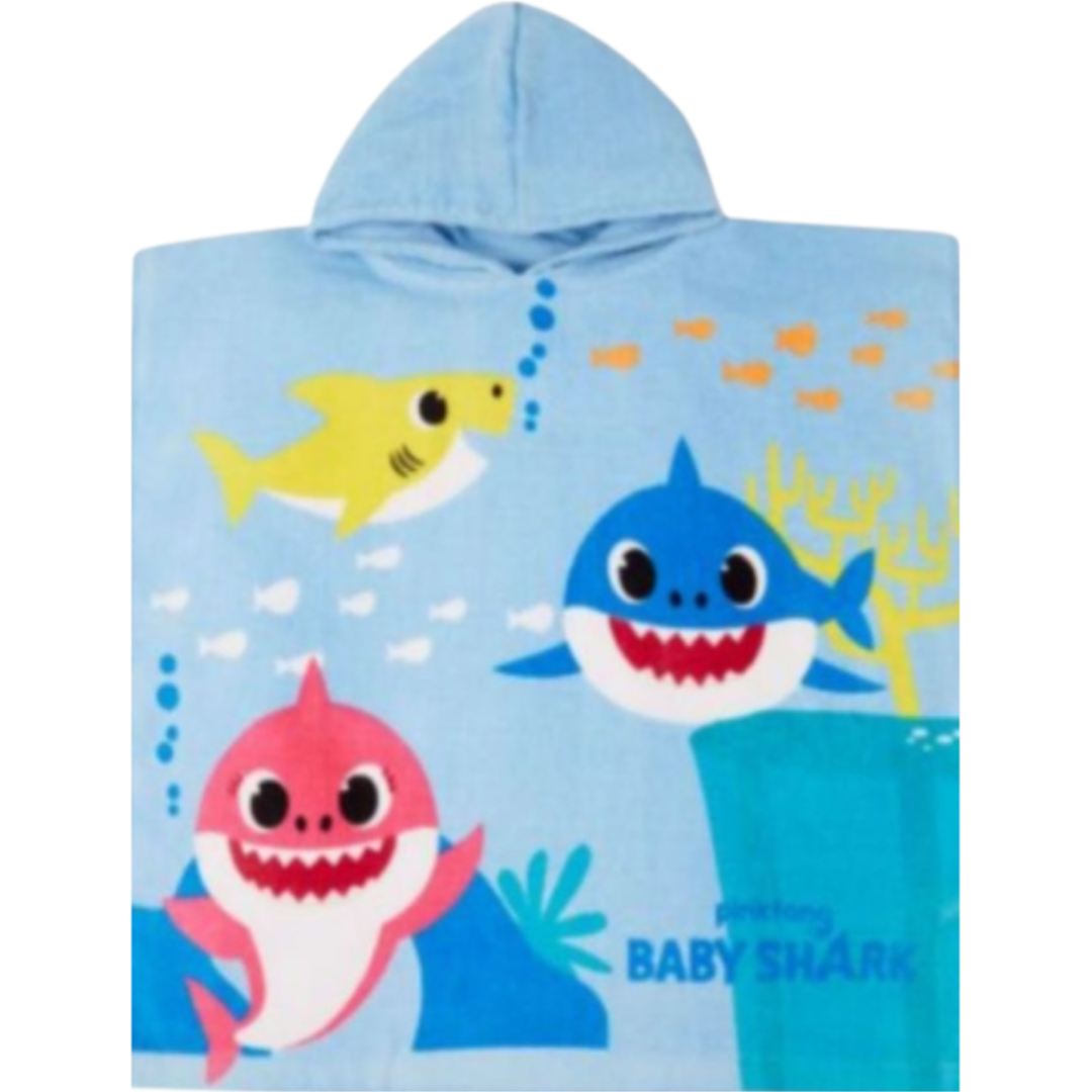 Baby Shark | Hooded Towel | Little Gecko