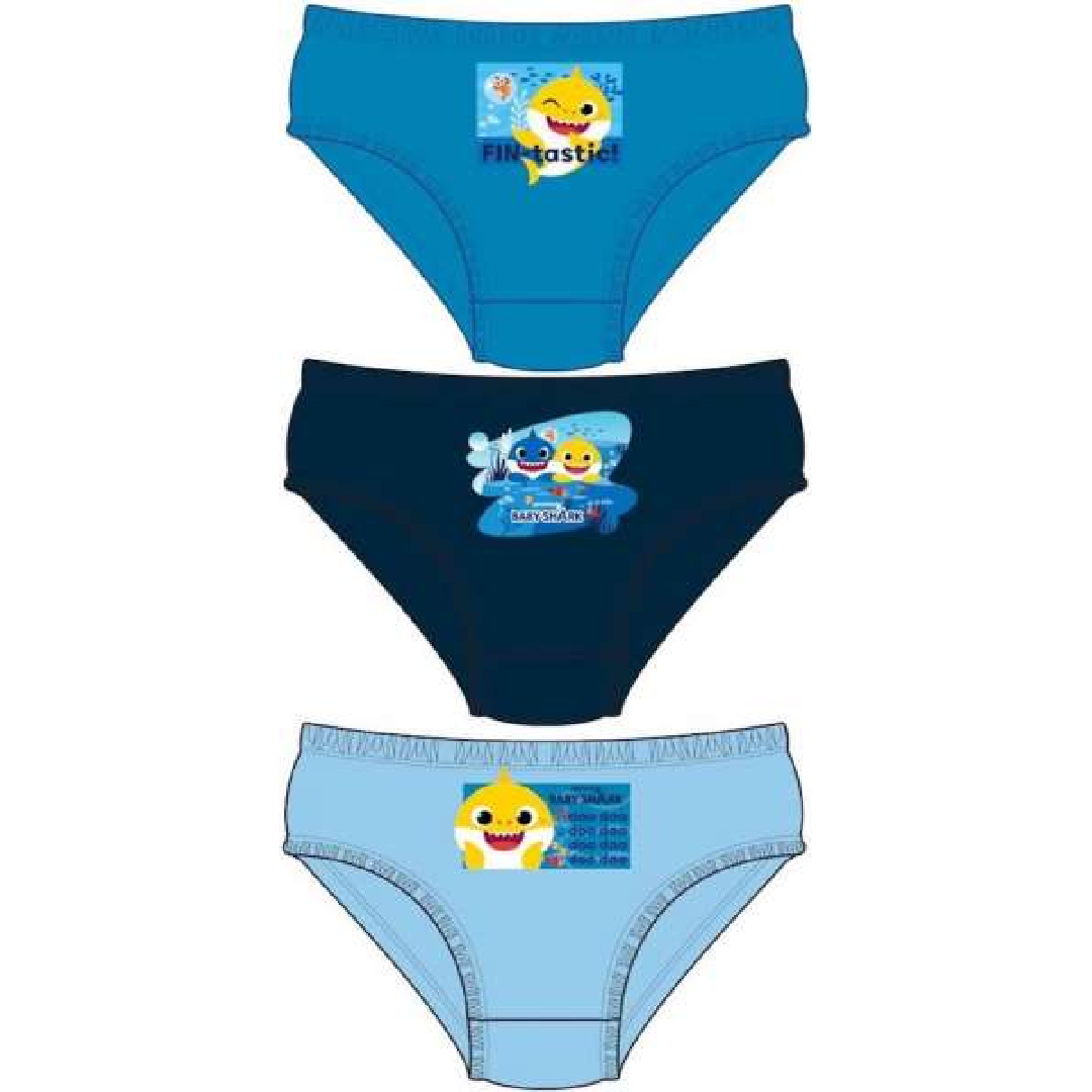 Baby Shark | 3pk Underwear | Little Gecko