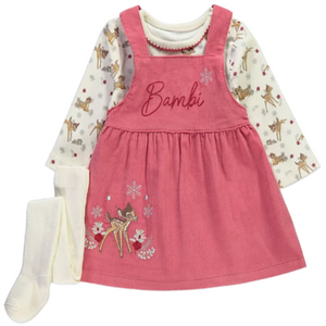 Bambi | Dress Bodysuit & Tights Set | Little Gecko
