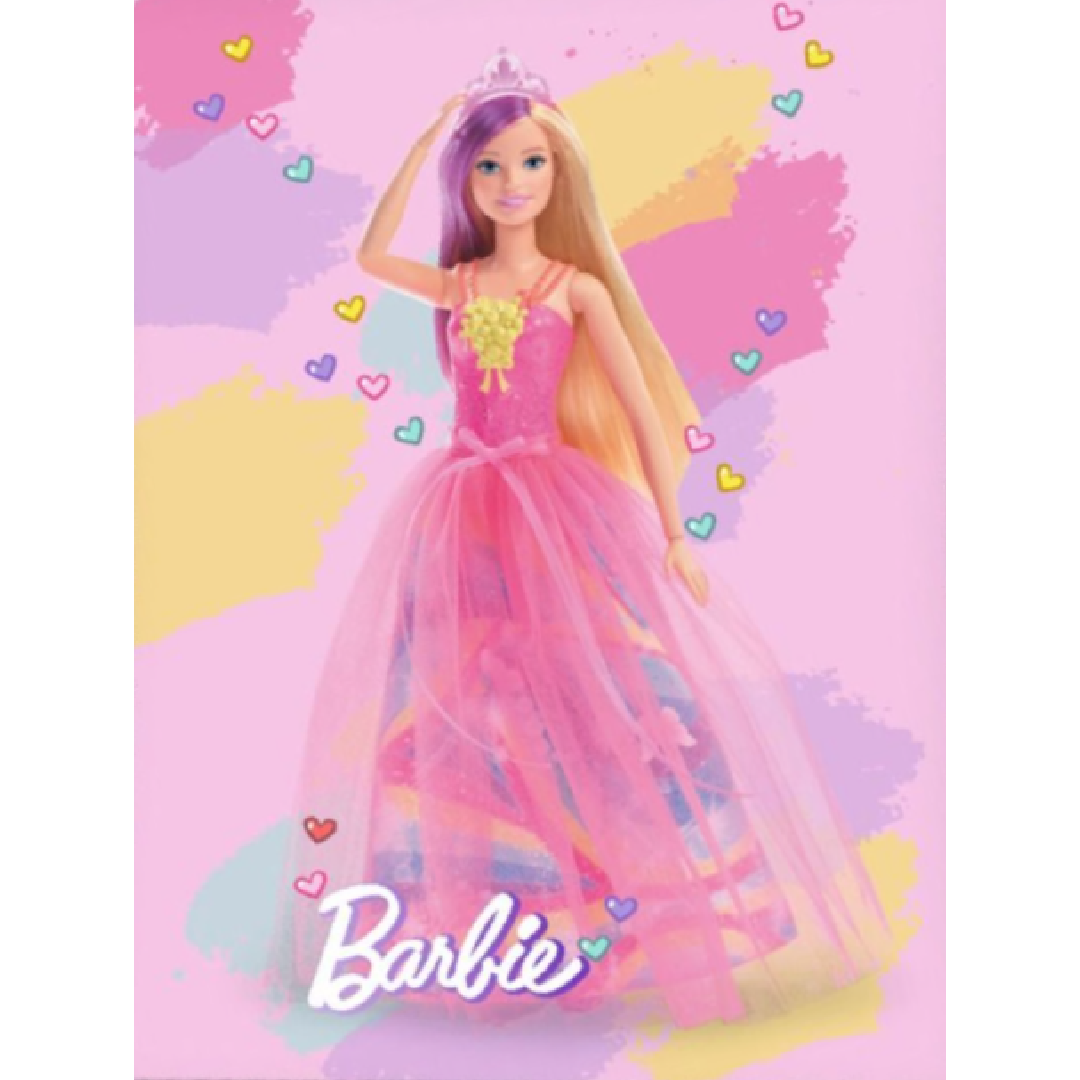 Barbie | Dreamtopia Large Fleece Blanket | Little Gecko