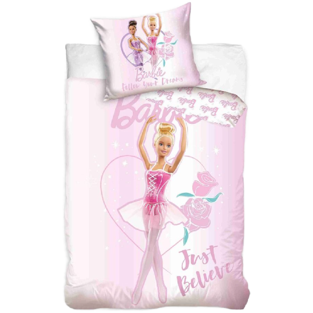 Barbie | Ballerina Single Bed Quilt Cover Set | Little Gecko