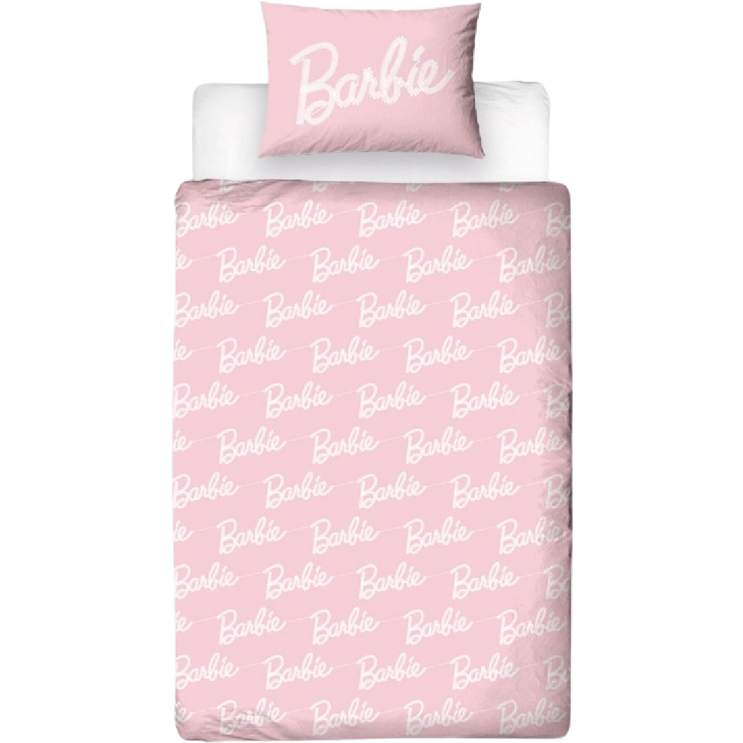 Barbie | Figures Single Bed Panel Quilt Cover Set | Little Gecko