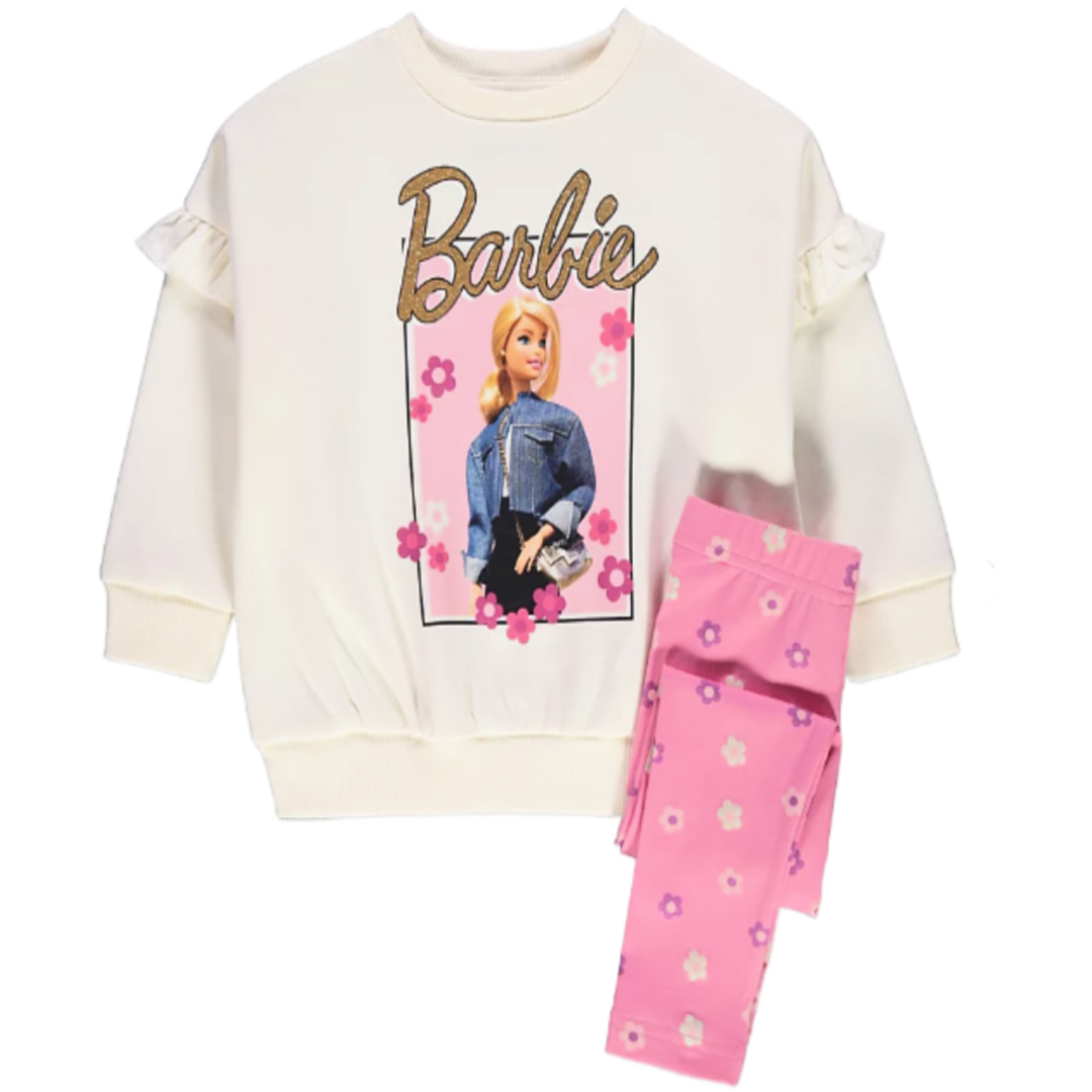 Barbie | Sweatshirt & Leggings Set | Little Gecko