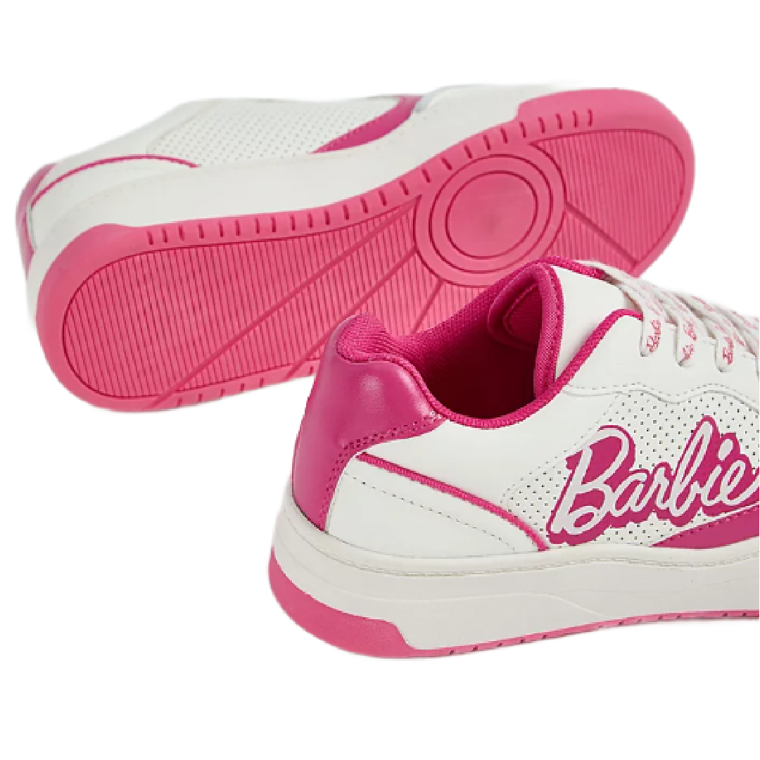 Barbie | White Skater Trainers | Little Gecko