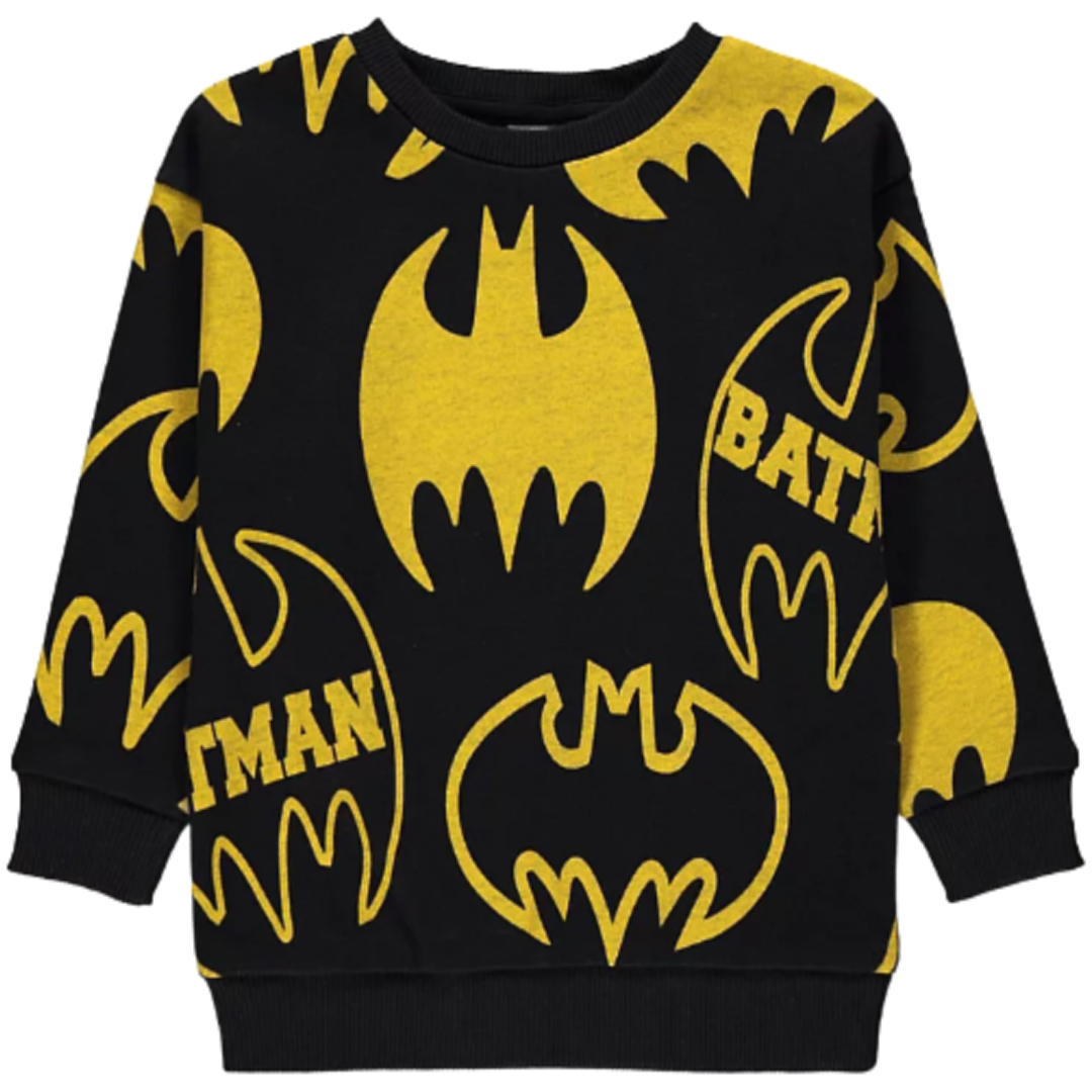 Batman | Black Sweatshirt | Little Gecko