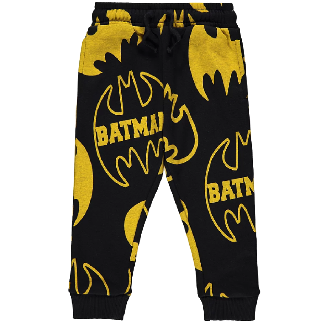 Batman | Black Jogging Pants | Little Gecko