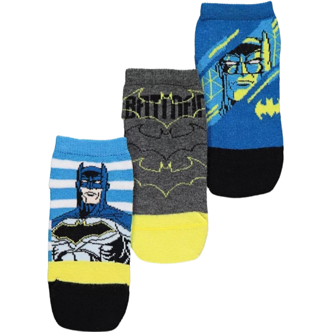 Batman | 3pk Socks | Little Gecko
