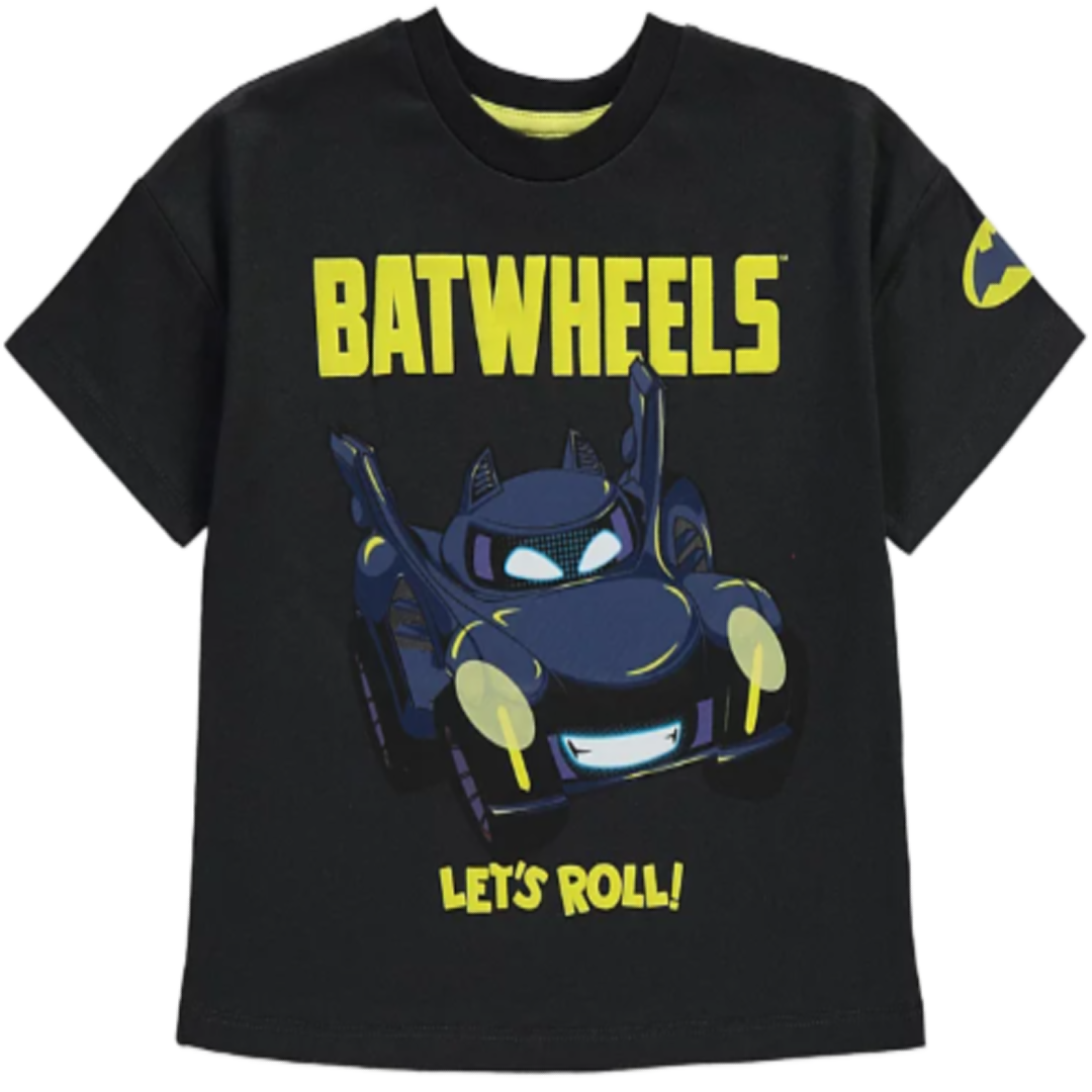 Batman | Batwheels T-Shirt | Little Gecko