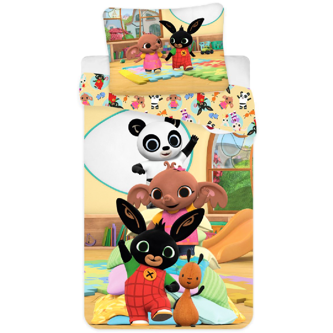 Bing Bunny | Single Bed Quilt Cover Set - Friends | Little Gecko