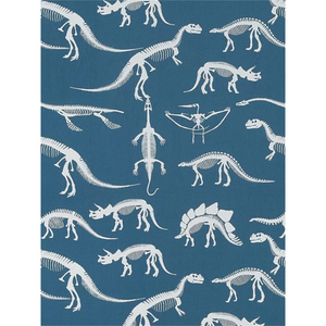 Blue Dinosaur | Single Bed Quilt Cover Set | Little Gecko