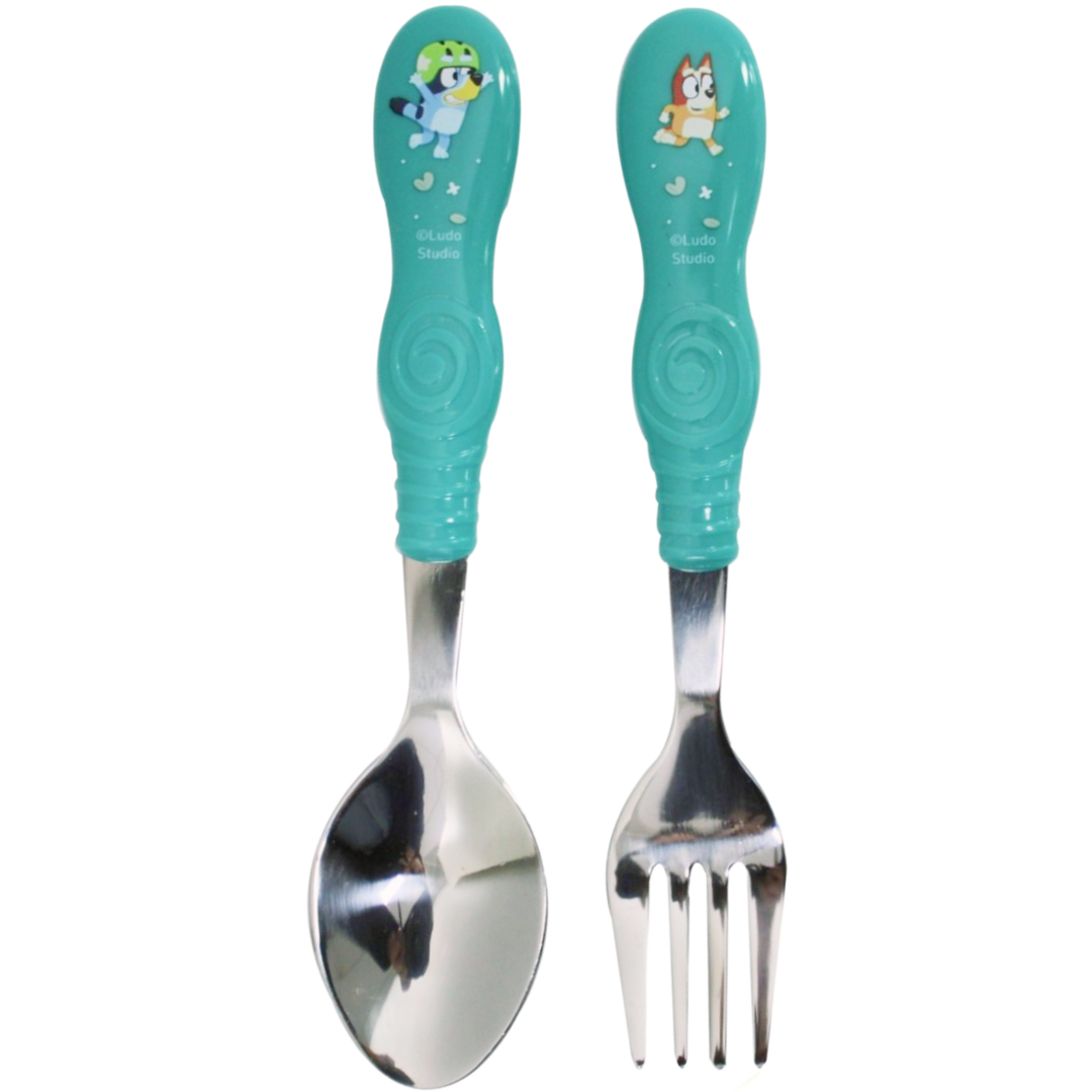 Bluey | 2pc Teal Cutlery Set | Little Gecko