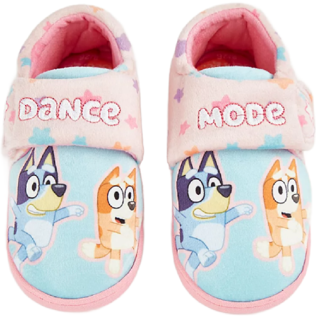 Bluey | Dance Mode Slippers | Little Gecko