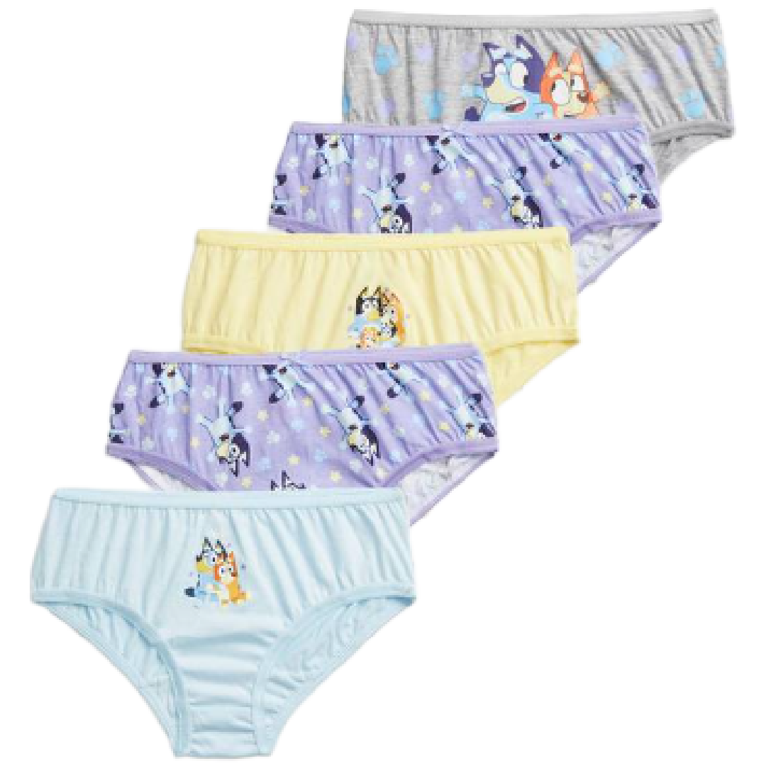 Bluey | 5pk Underwear | Little Gecko