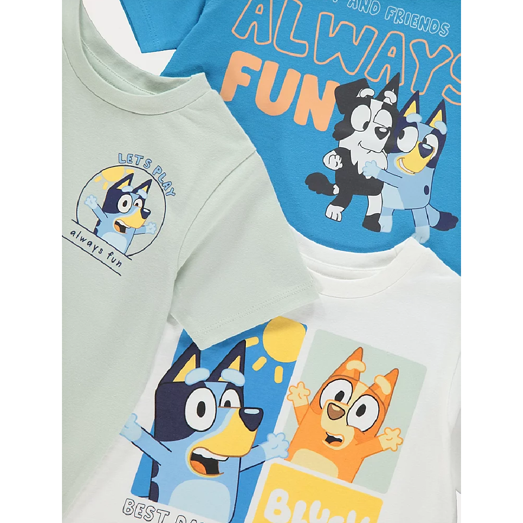 BLUEY 3 Pack T-Shirts