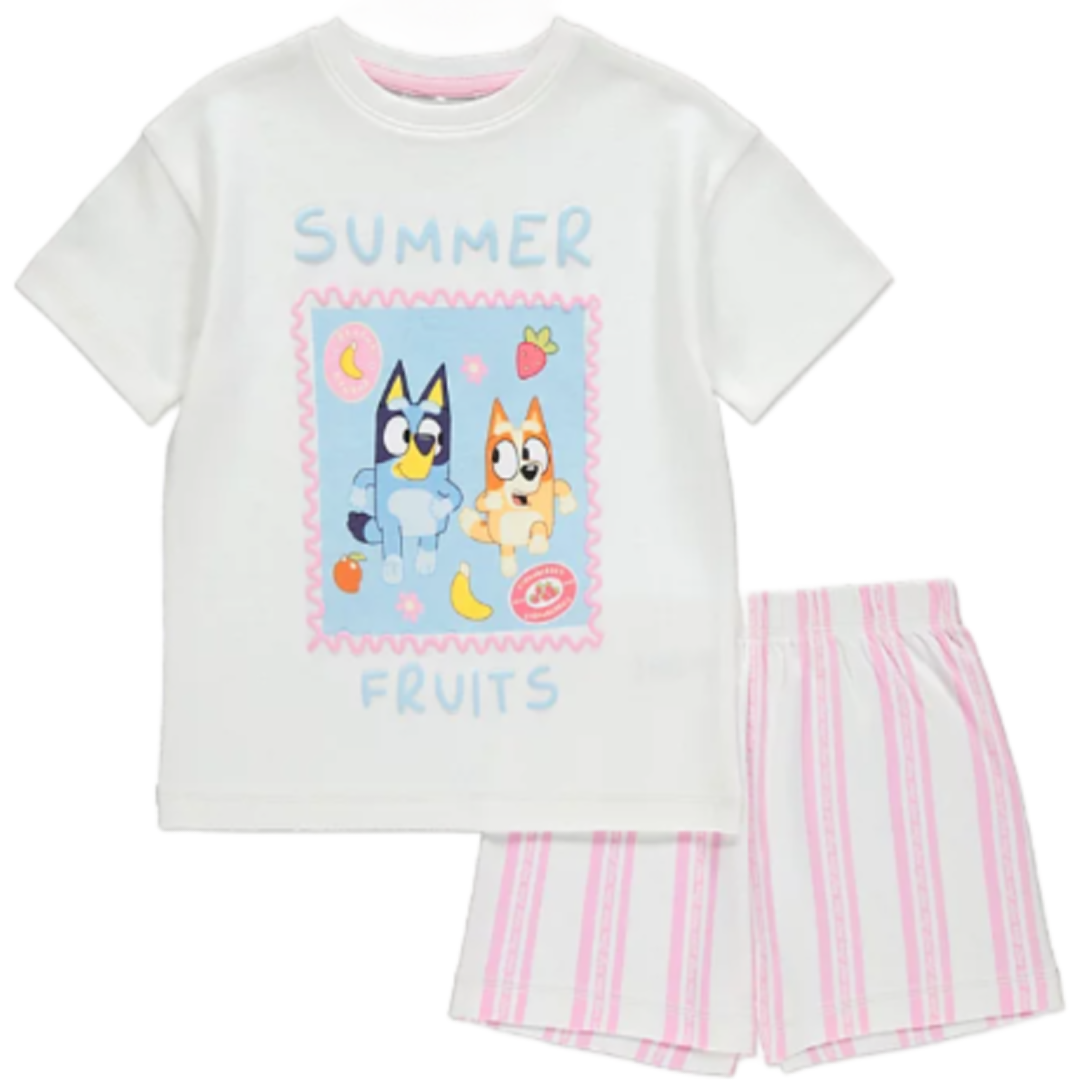 BLUEY Summer Fruits Pyjama Set