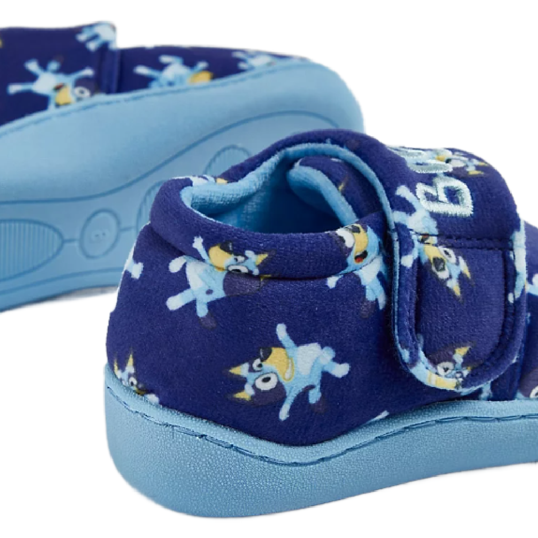 Bluey | Navy Slippers | Little Gecko
