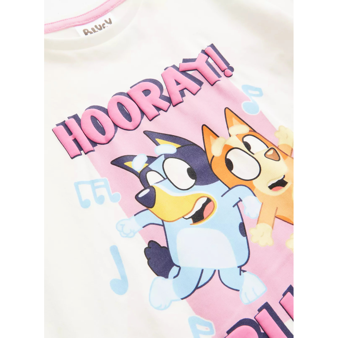 Bluey | Hooray Short Sleeve Pyjamas | Little Gecko