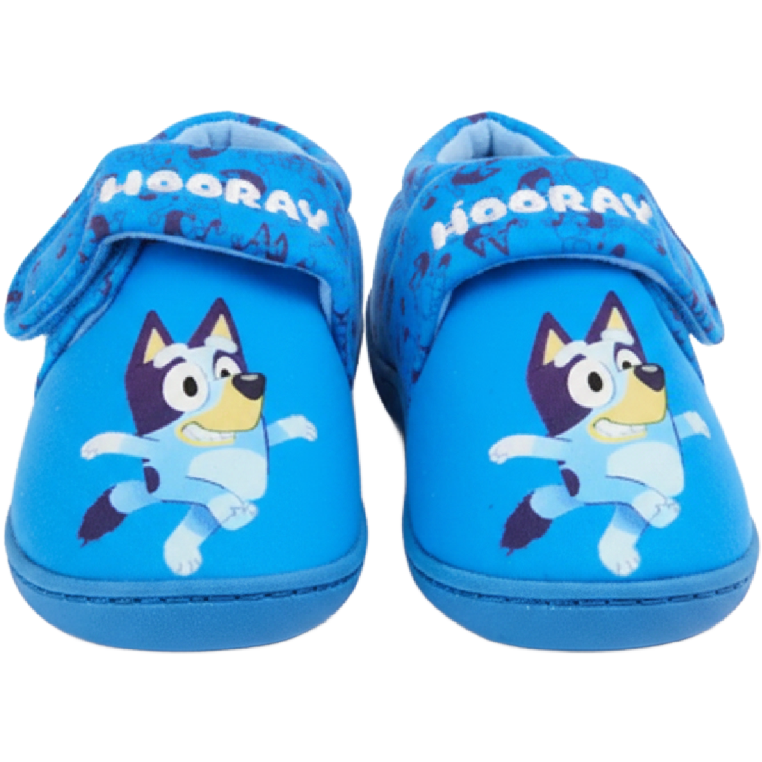 BLUEY Blue Slippers