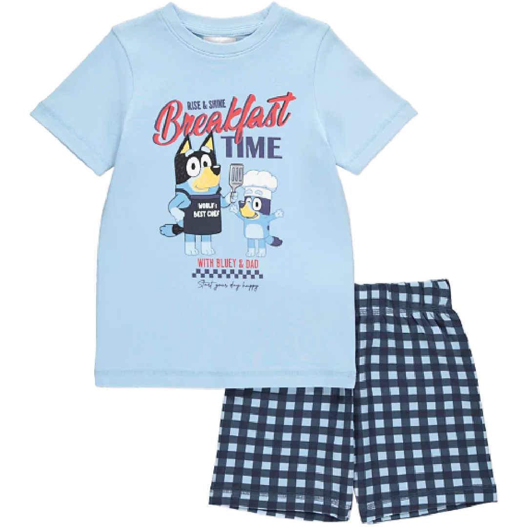 BLUEY Breakfast Time Shortie Pyjama Set