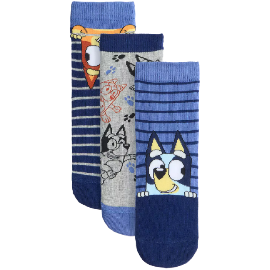 BLUEY 3 Pack Crew Socks