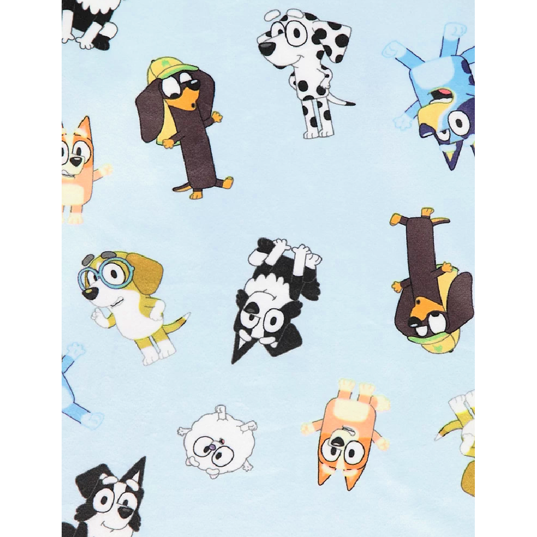 Bluey | Light Blue Fleece Pyjamas | Little Gecko