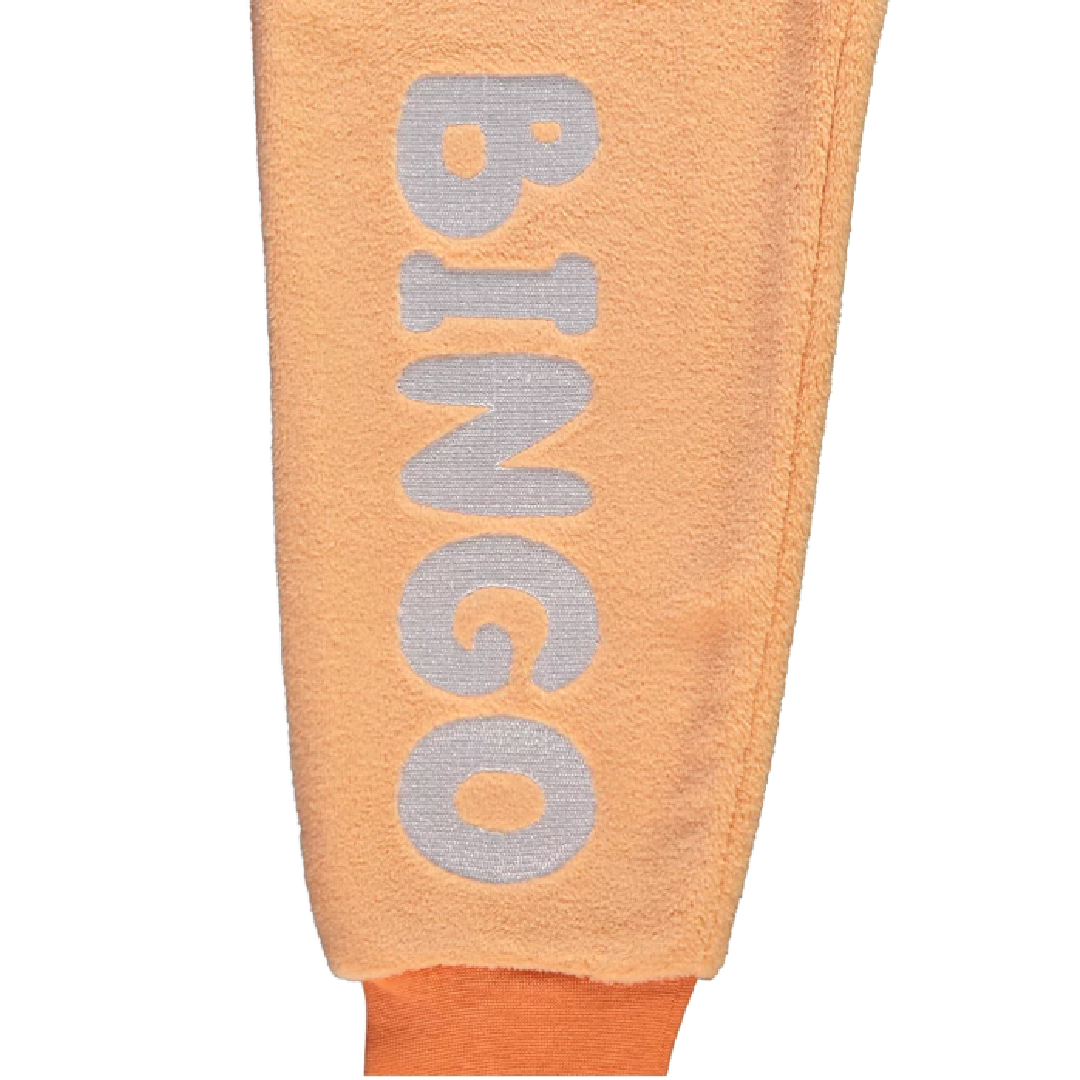 Bluey | Orange Bingo Fleece All-In-One | Little Gecko