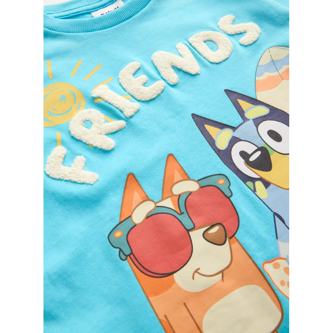 Bluey | All Over Print Sweatshirt & Shorts Set | Little Gecko