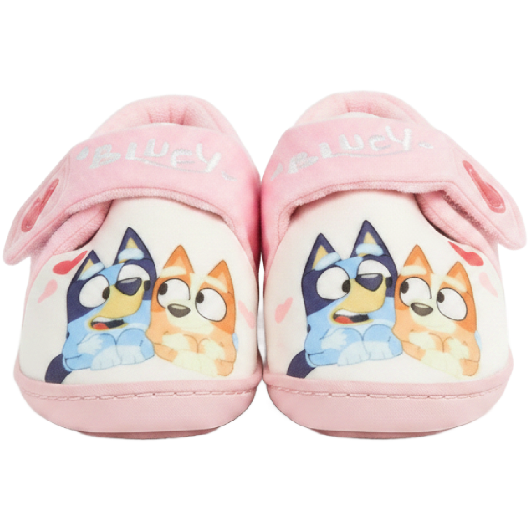 BLUEY Pink Heart Slippers