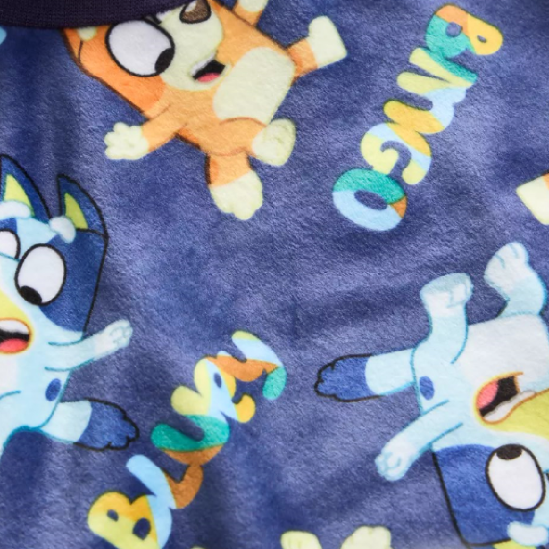 Bluey | Bluey & Bingo Velour Pyjamas | Little Gecko