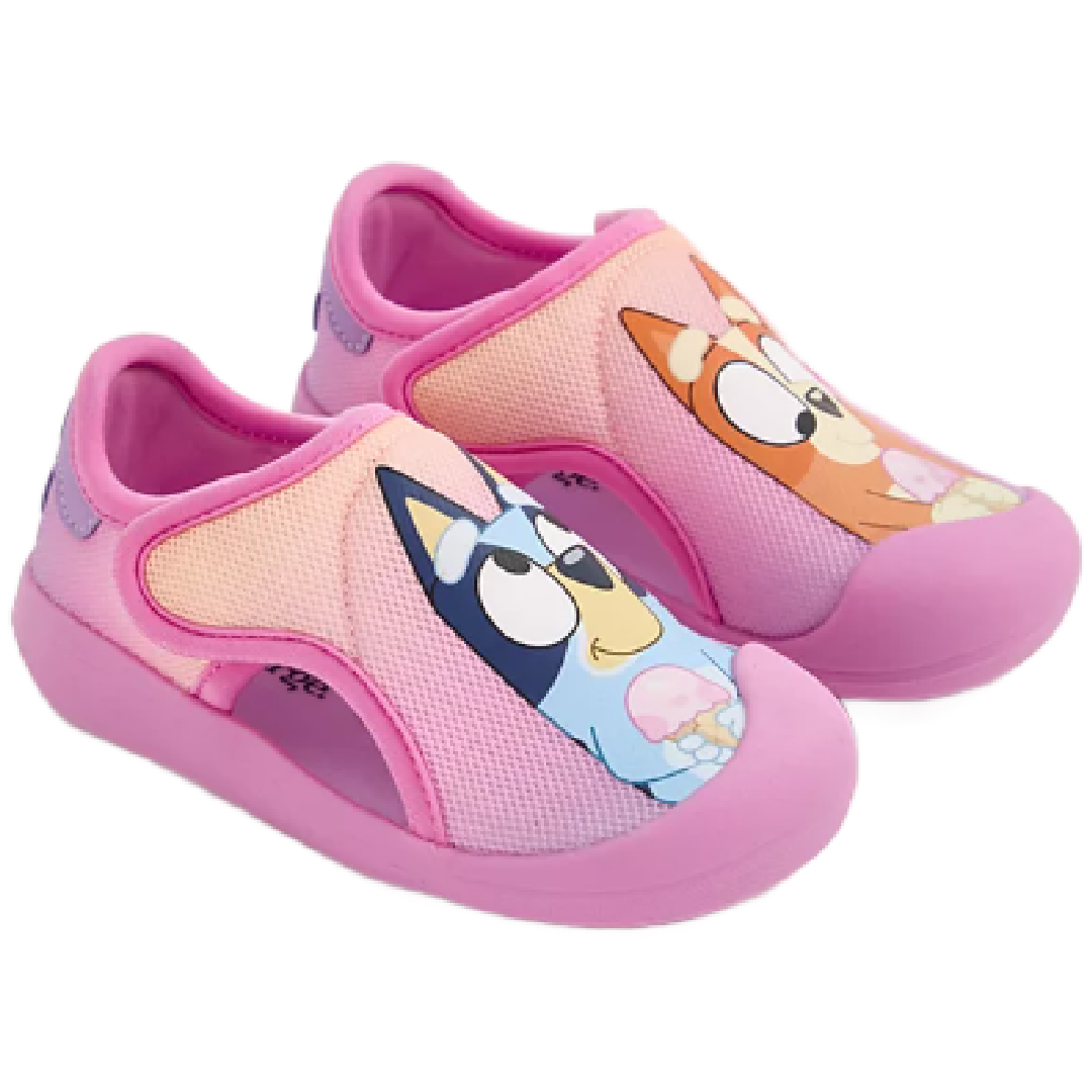BLUEY Pink Aqua Shoes