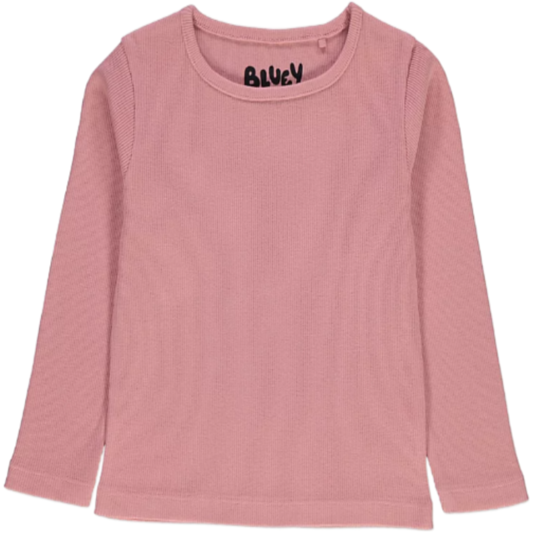 Bluey | Pink T-Shirt & Denim Dress Set | Little Gecko