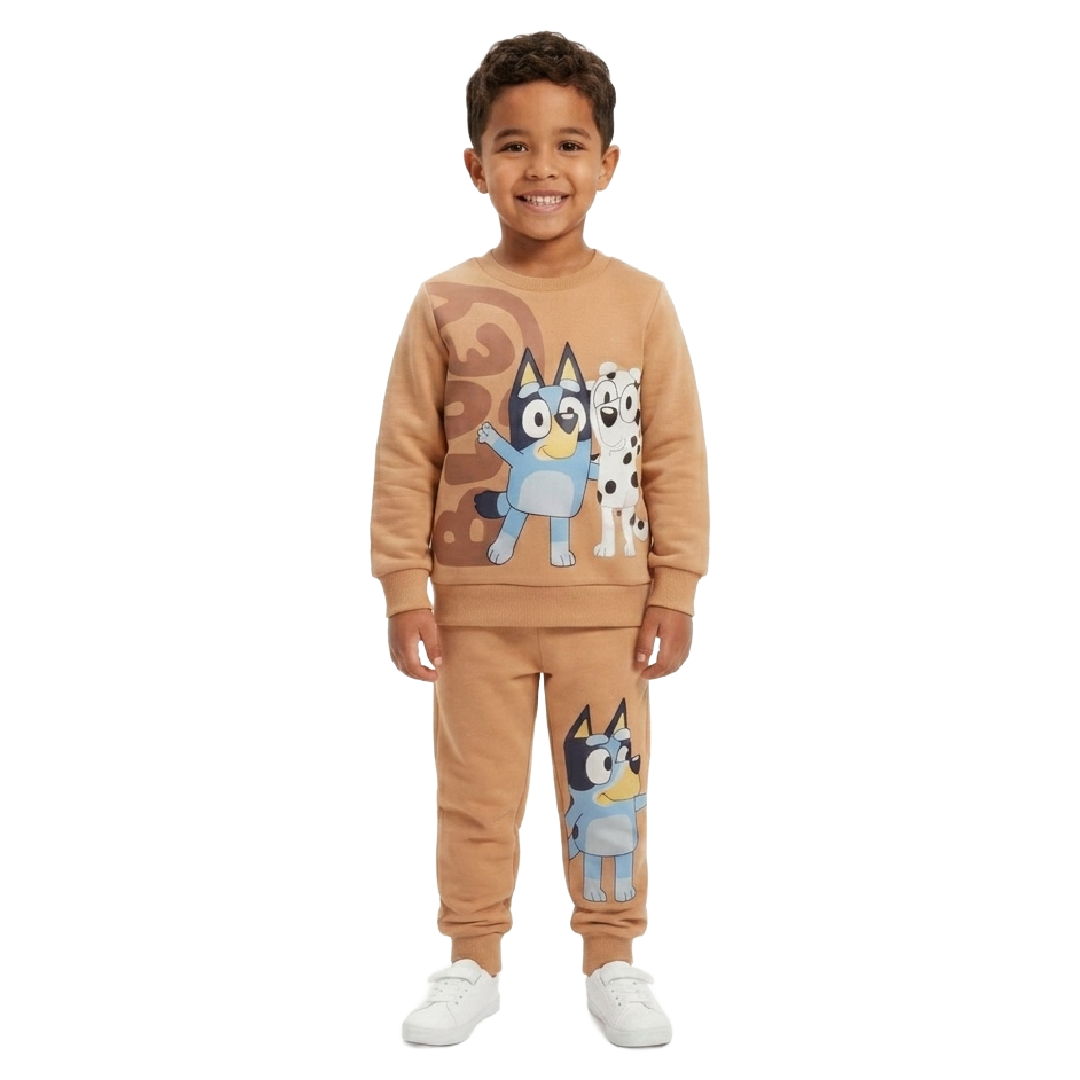 Bluey | Bluey & Chloe Sweatshirt & Jogging Pants Set | Little Gecko