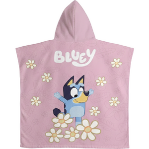 Bluey | Pink Hooded Towel | Little Gecko
