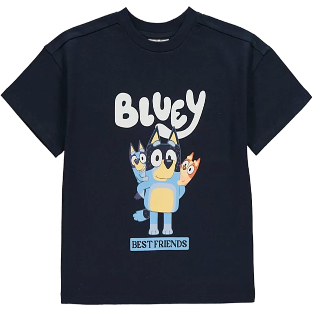 BLUEY Navy Best Friends T-Shirt