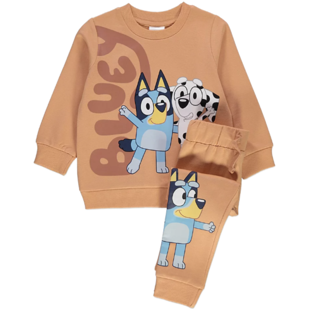 Bluey | Bluey & Chloe Sweatshirt & Jogging Pants Set | Little Gecko