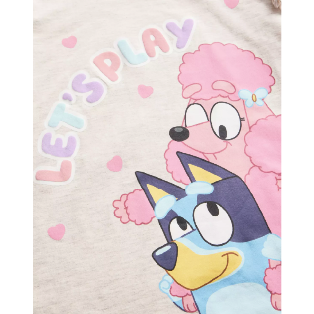Bluey | Pink/Grey Pyjamas | Little Gecko