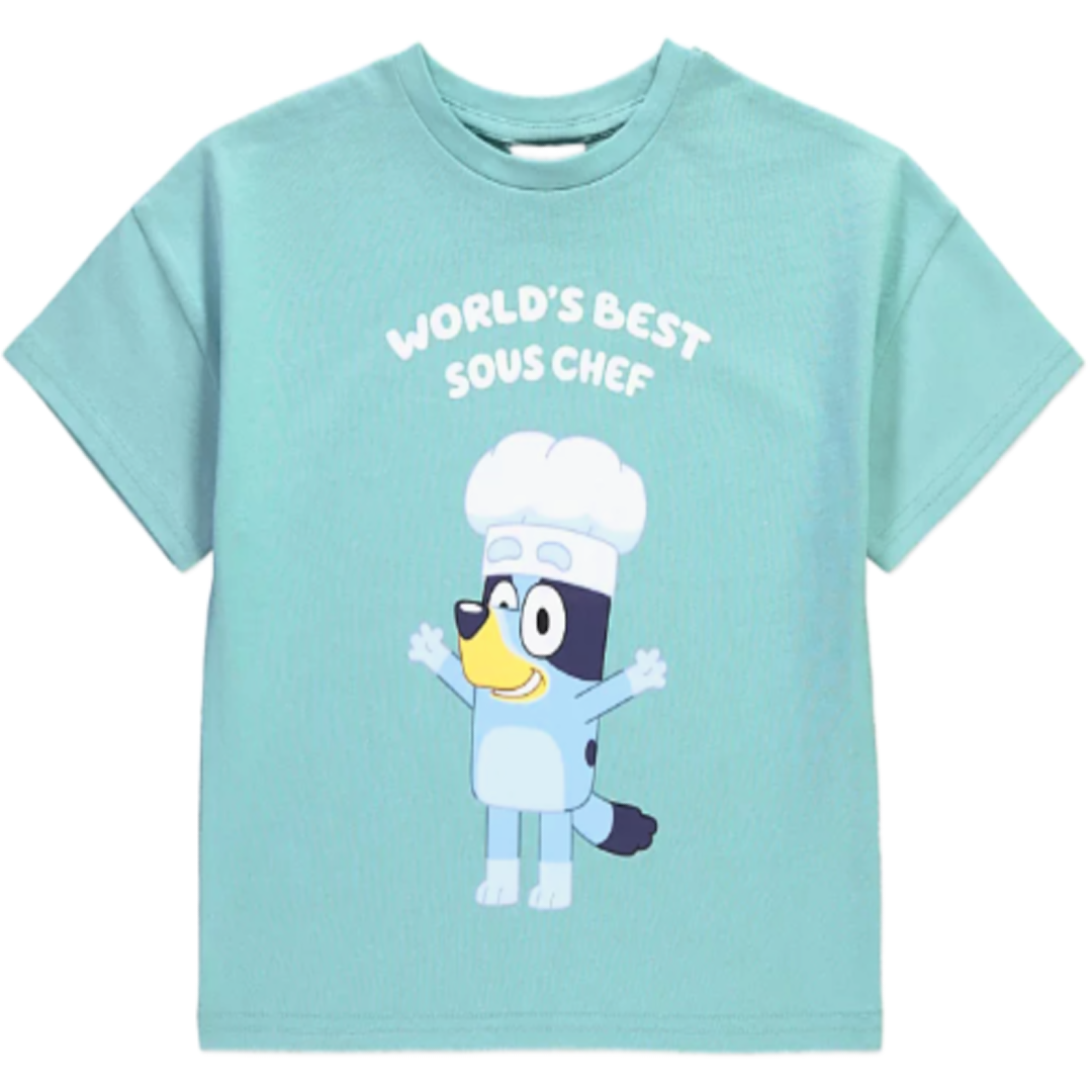 Bluey | Chef T-Shirt | Little Gecko