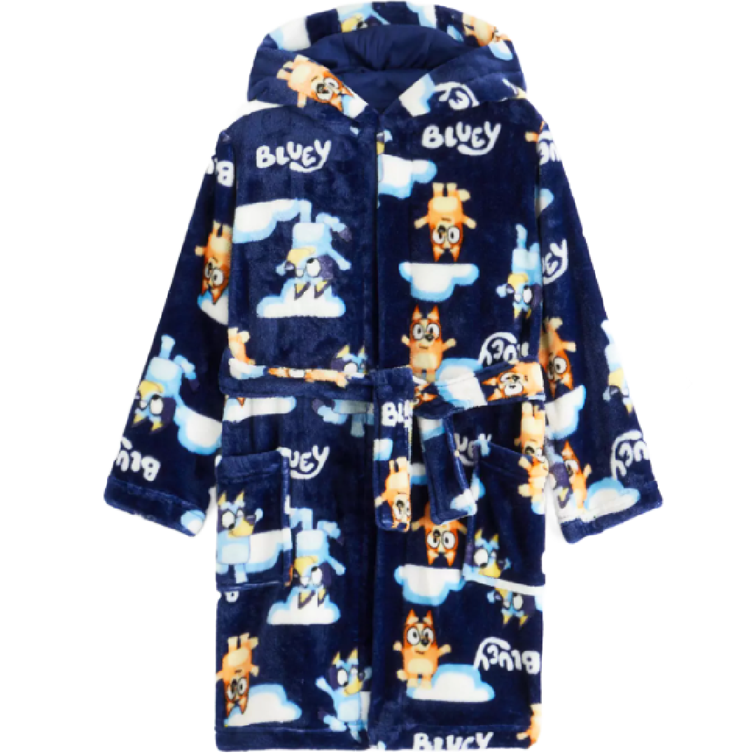 Bluey | Navy Dressing Gown | Little Gecko