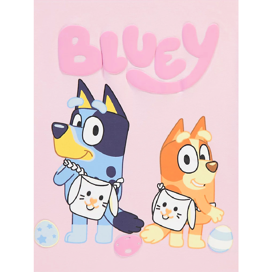 Bluey | Bluey & Bingo Pink Shortie Pyjamas | Little Gecko