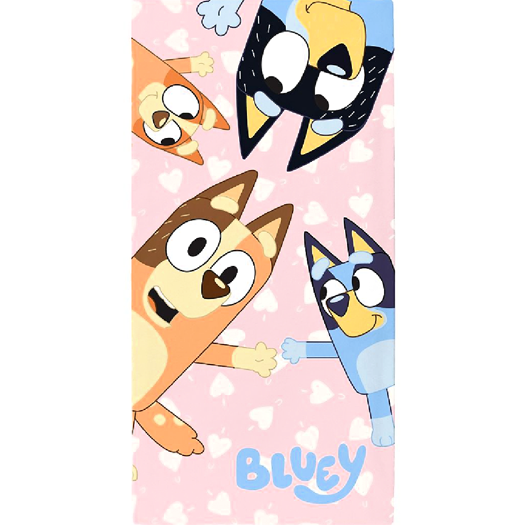Bluey | I Love U Towel | Little Gecko