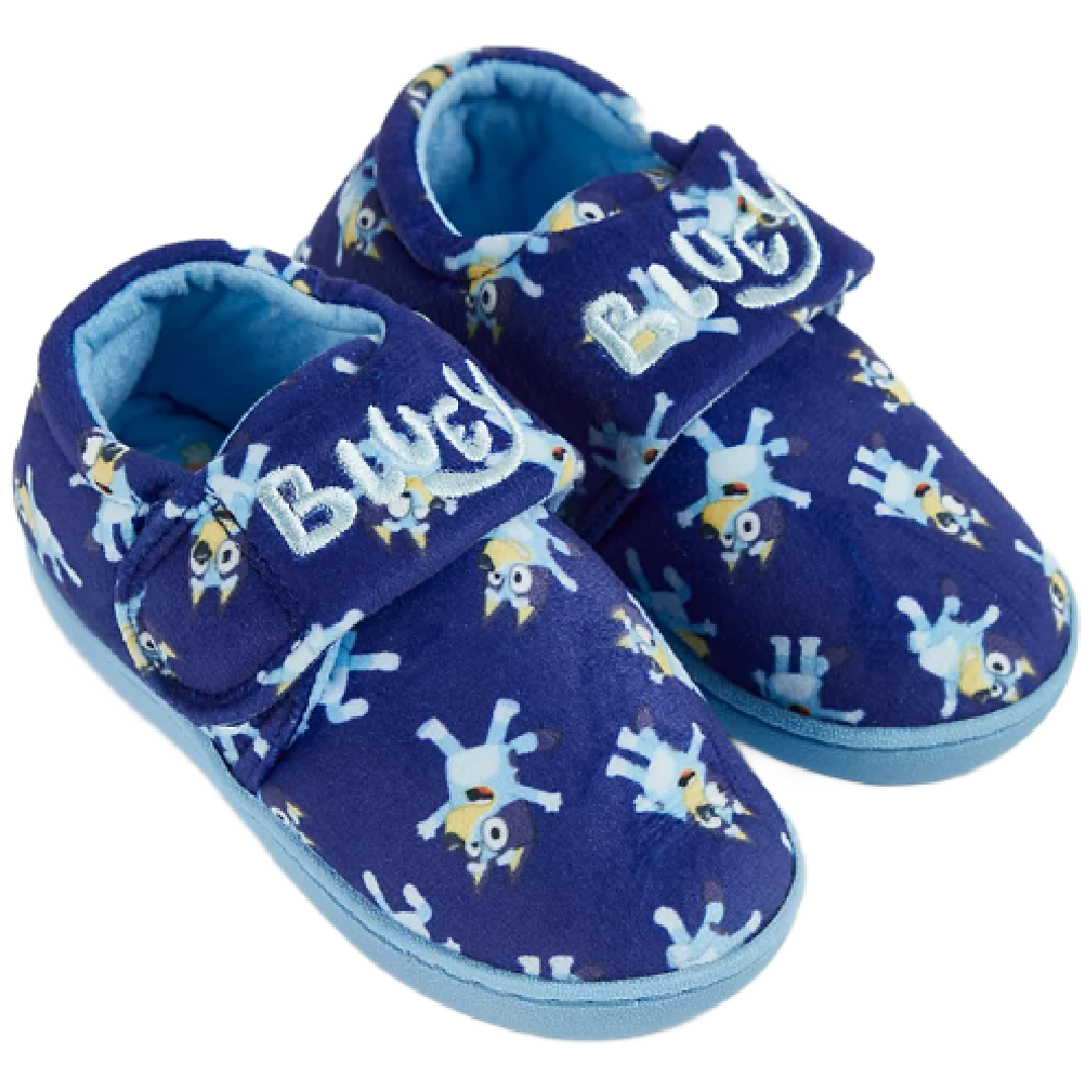 Bluey | Navy Slippers | Little Gecko
