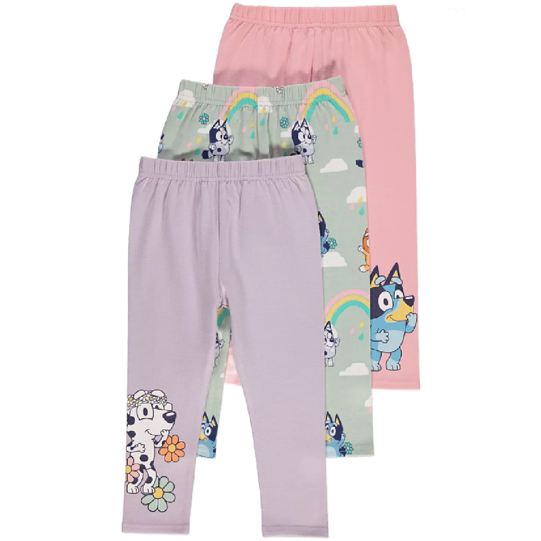 Bluey | 3pk Leggings | Little Gecko