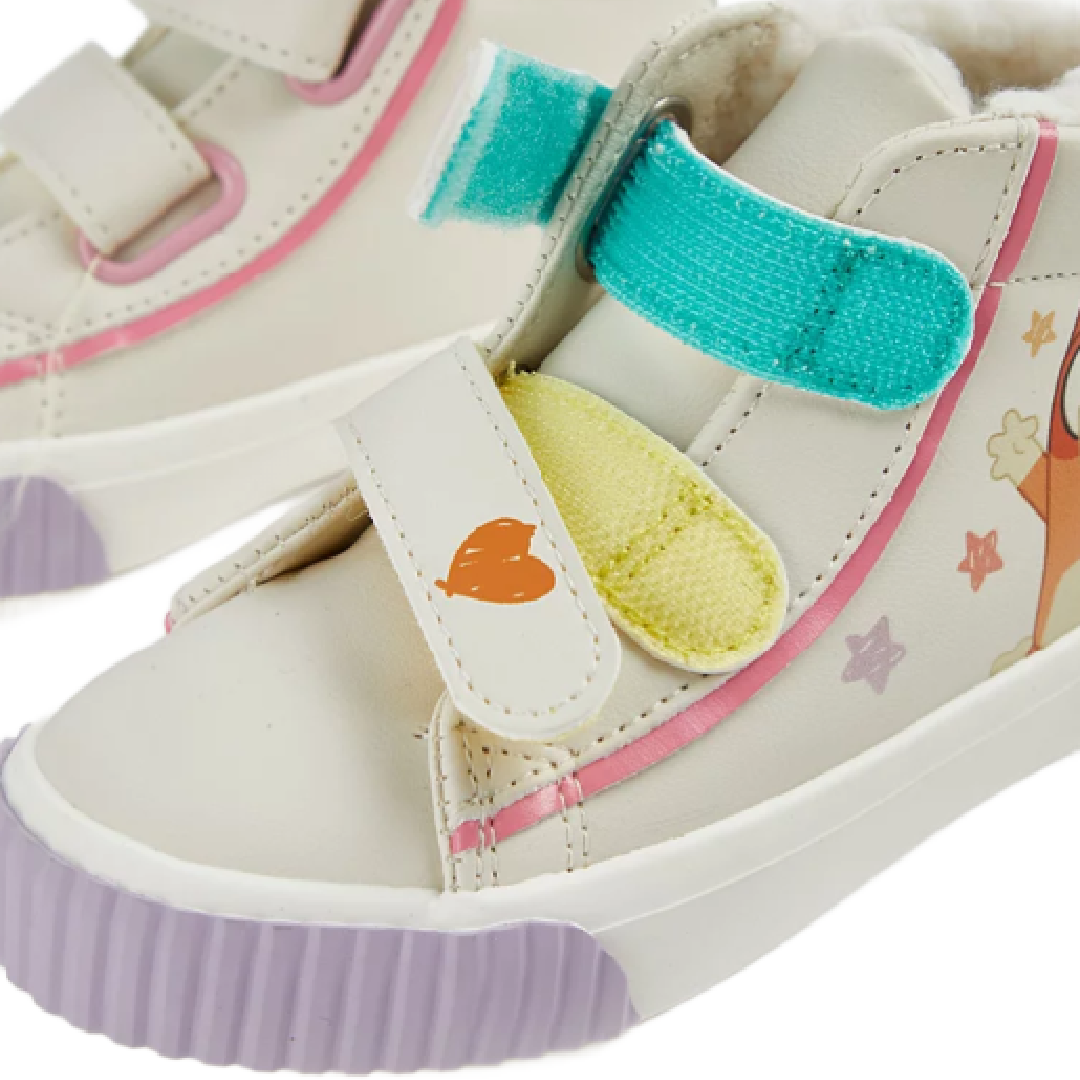 Bluey | Bluey & Bingo High Top Trainers | Little Gecko