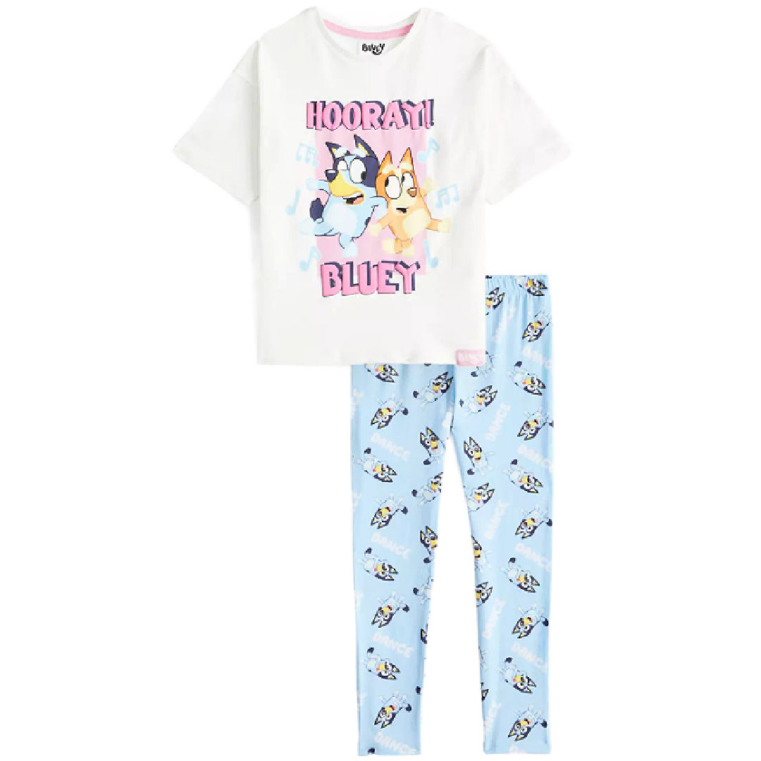 Bluey | Hooray Short Sleeve Pyjamas | Little Gecko