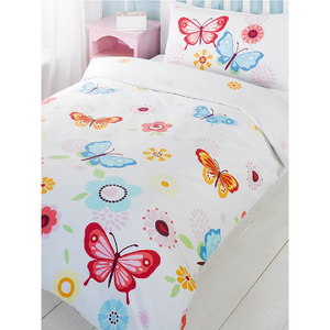 Butterflies | Single Bed Quilt Cover Set | Little Gecko