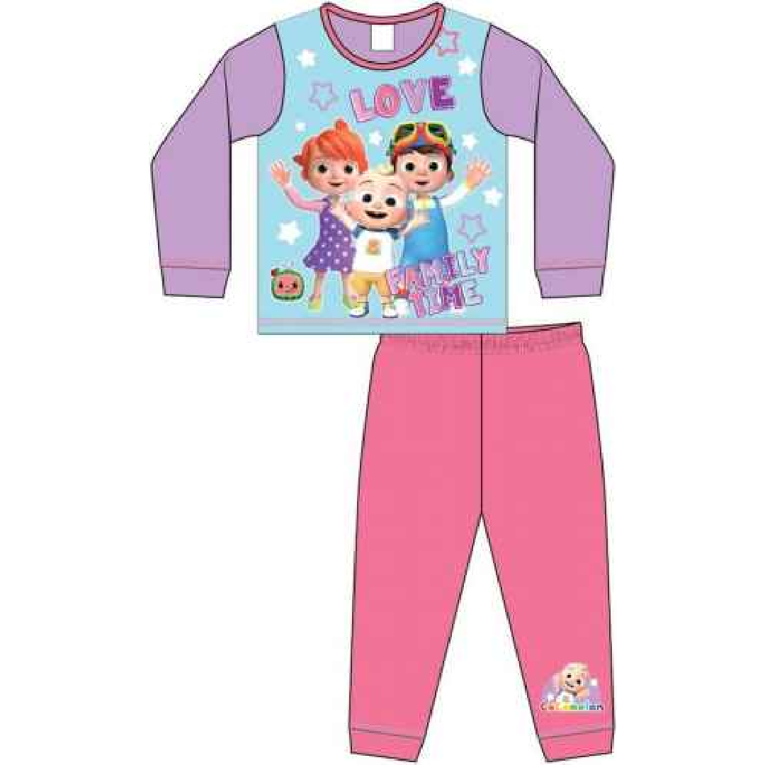CoComelon | Purple/Pink Love Family Time Pyjamas | Little Gecko