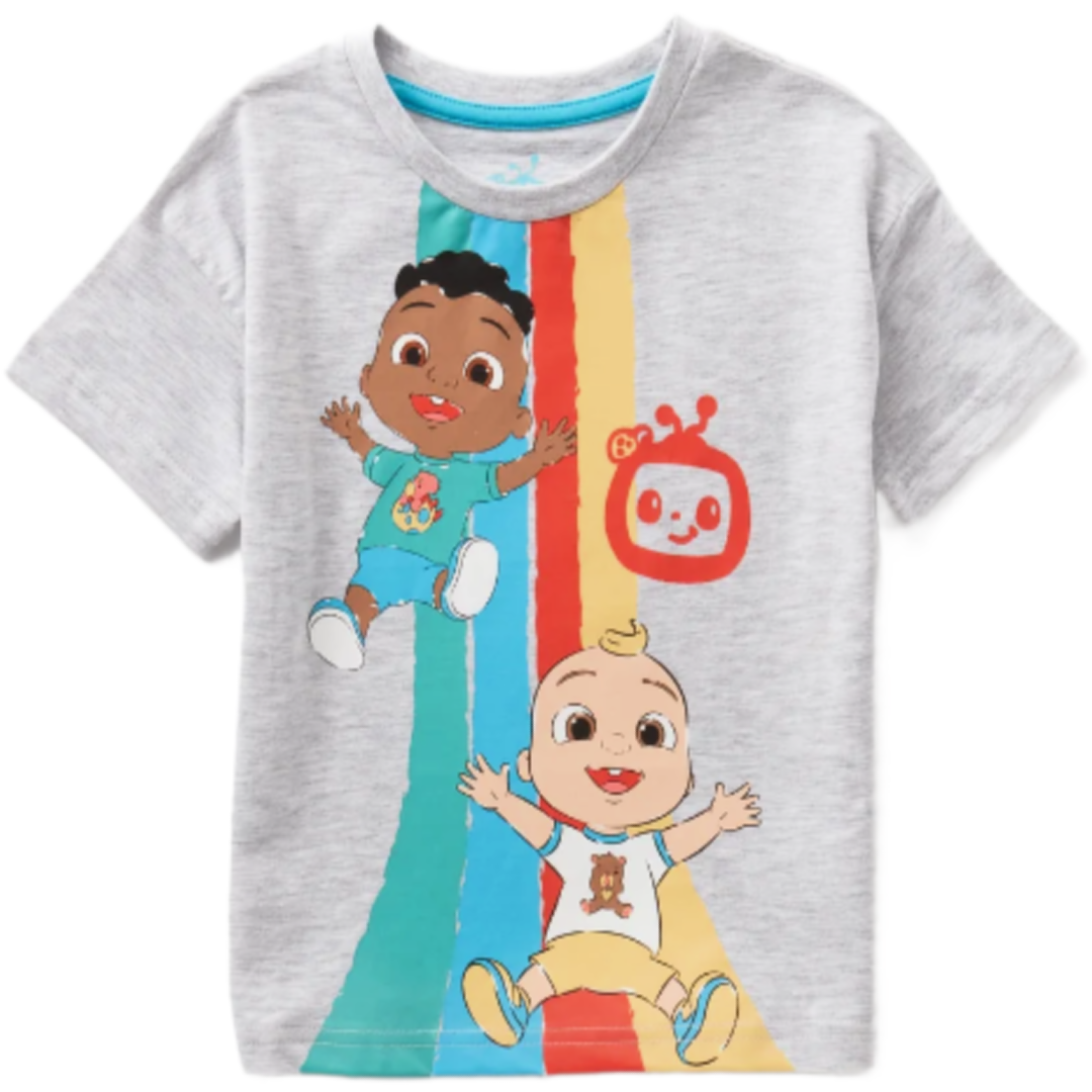 CoComelon | Grey T-Shirt | Little Gecko