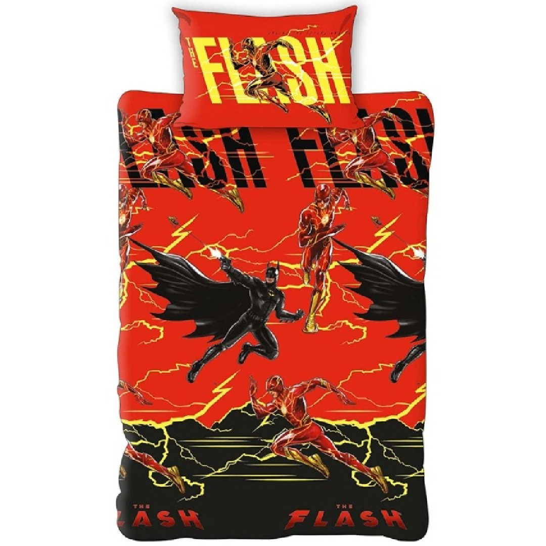 DC Comics | The Flash Single Bed Quilt Cover Set | Little Gecko